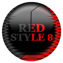 Ikon Red Icon Pack Style 8